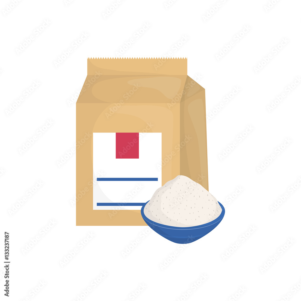 Baking powder bag icon vector illustration graphic design Stock Vector |  Adobe Stock