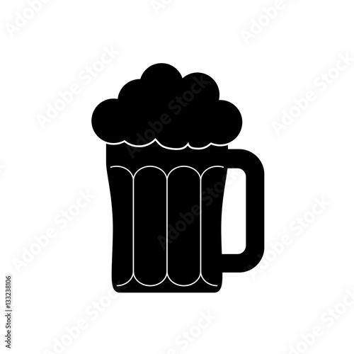 Glassof beer icon vector illustration graphic design