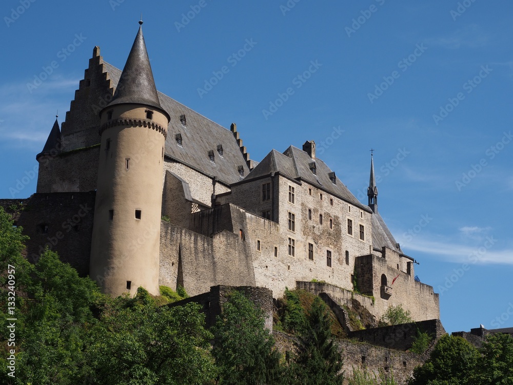 Vianden - Burg und Gemeinde in der 