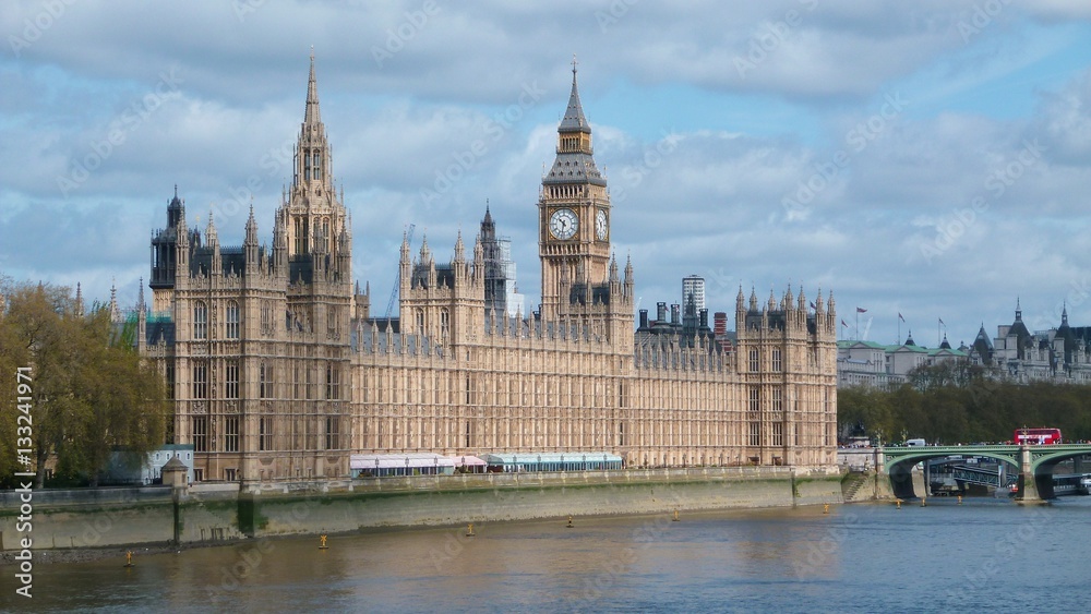 Palais de Westminster à Londres (Royaume-Uni)