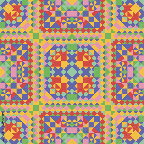Colorful graphic pattern
