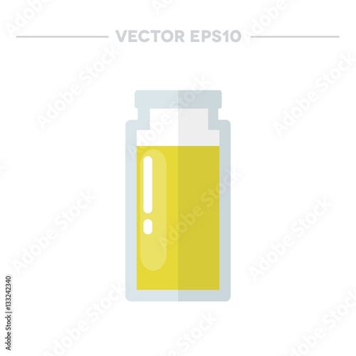 aroma oil bottle icon. essential oil. vector illustration