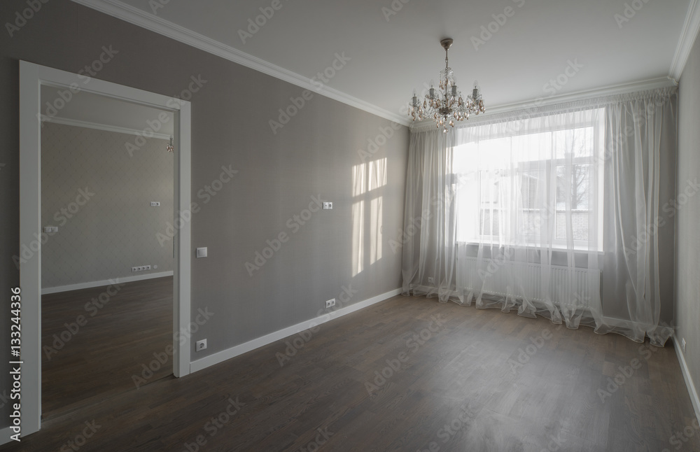 Obraz premium Modern contemporary interior. Emty flat.