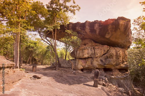 THAILAND ISAN UDON THANI PHU PHRA BAT NARIONAL PARK photo