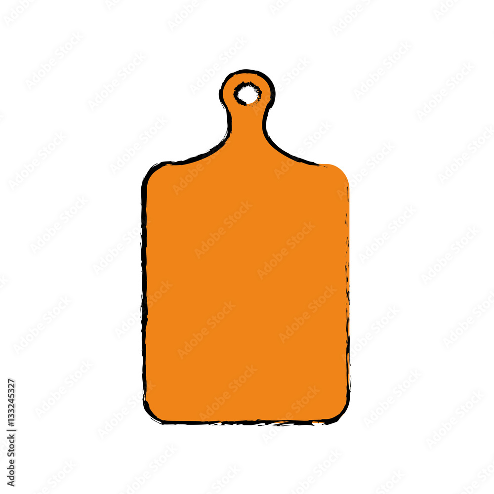 plastic cutting board icon vector illustration graphic design