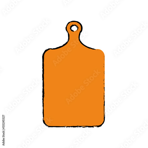 plastic cutting board icon vector illustration graphic design