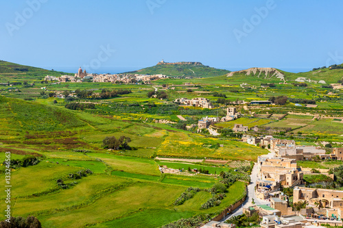 View over Gozo Malta photo