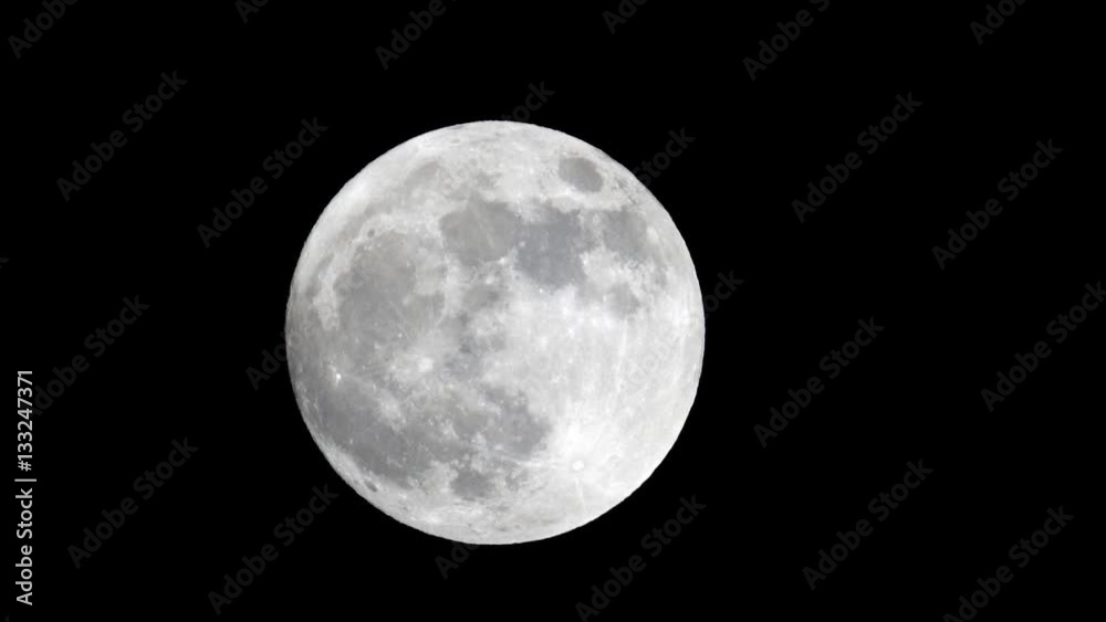 Computer generated animation of moving Moon Computer generated animation of moving Moon