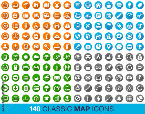 140 icônes pour le web