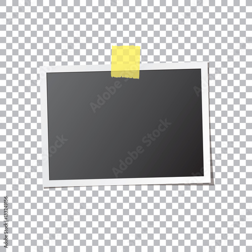 Wallpaper Mural Abstract Photo Frame Fixed by Sticky Tape Torontodigital.ca