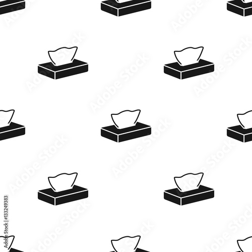 Napkin icon black. Single tattoo icon from the big studio black.