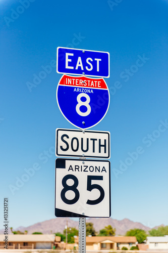East 8 Interstate South - Arizona 85