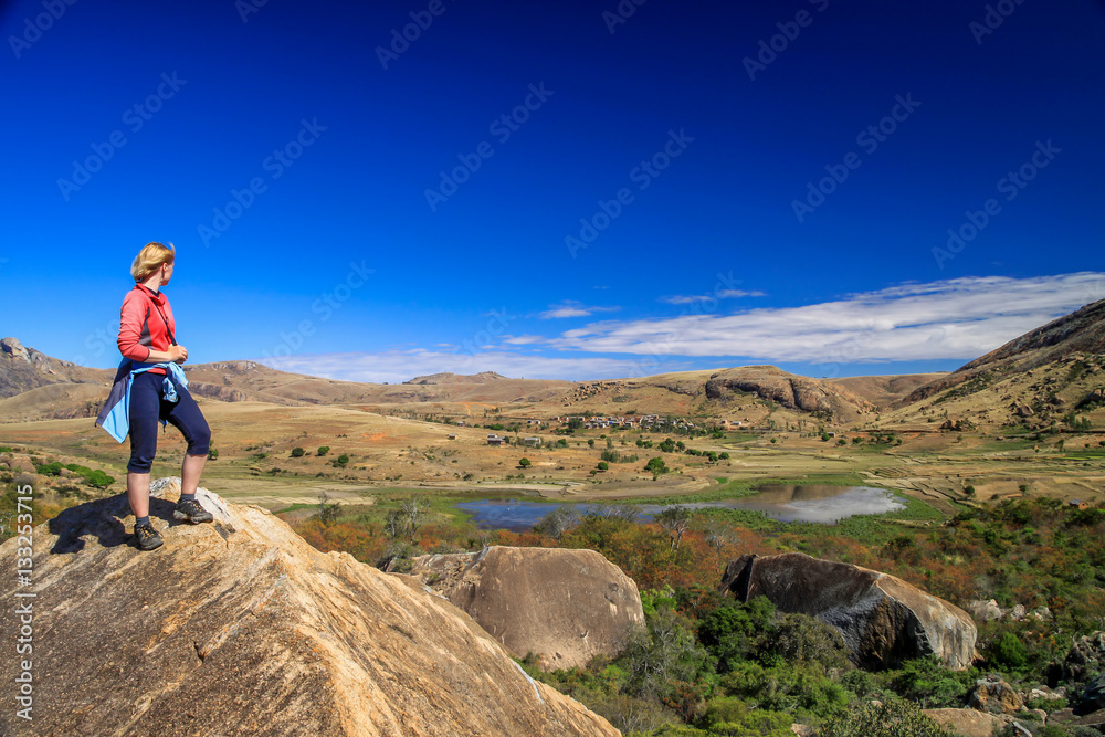 Fototapeta premium Woman on top