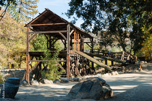 Sawmill Replica at Marchall Gold Discovery State Historic Park, photo