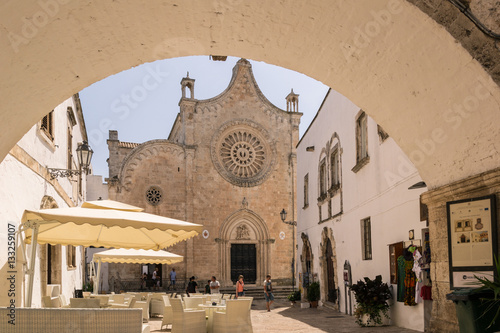 Cathedral in Ostuni, Puglia Italy. photo