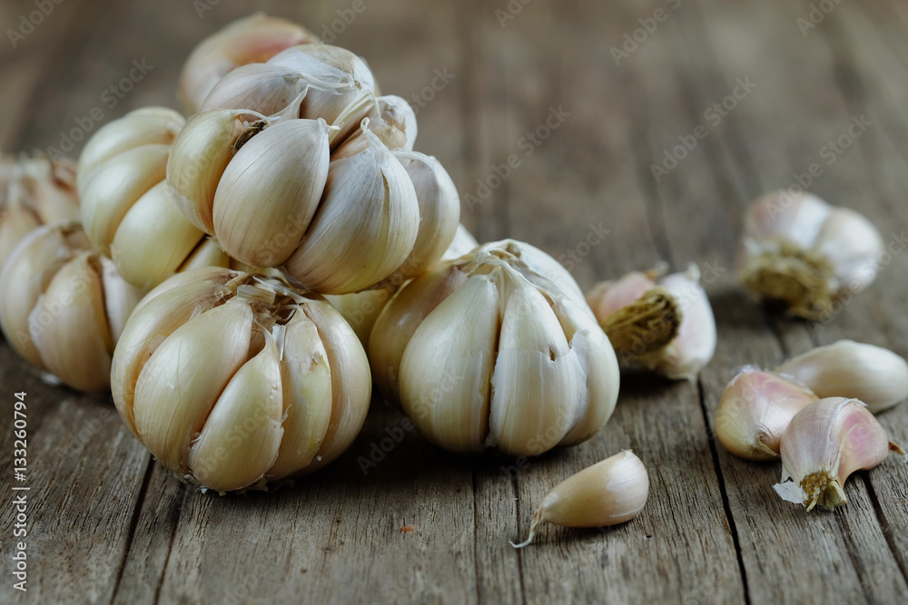 Garlic cloves concept. Garlic cloves concept.