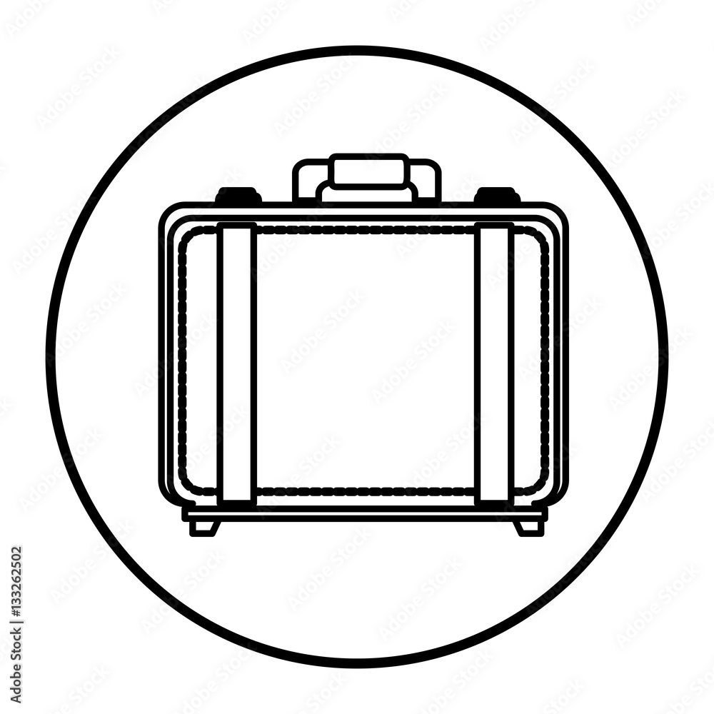 suitcase travel isolated icon vector illustration design suitcase travel isolated icon vector illustration design