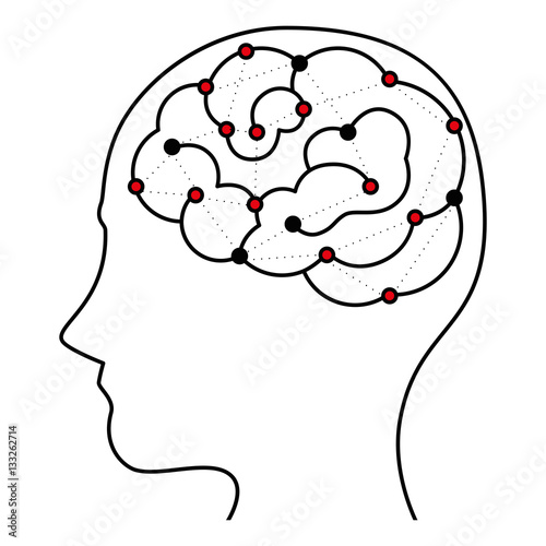 brain storming isolated icon vector illustration design