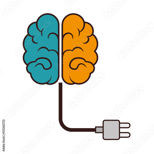 brain storming isolated icon vector illustration design