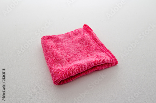 Colored microfibre cloth
