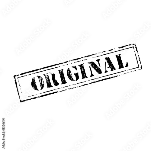 'ORIGINAL' rubber stamp 
