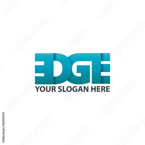 Initial Letter EDGE Logo Design © sangpena