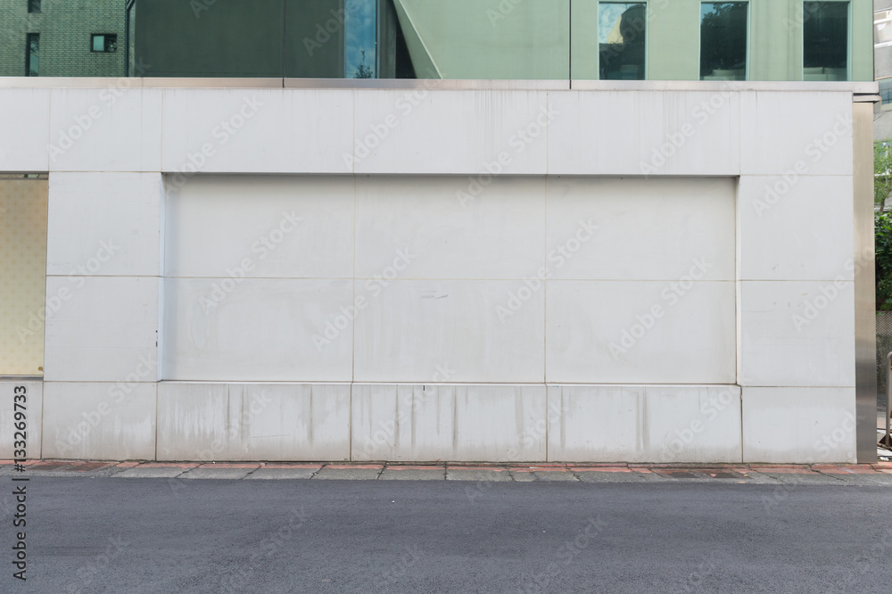 custom made wallpaper toronto digital Large blank billboard on a street wall,  banners with room to add your own text