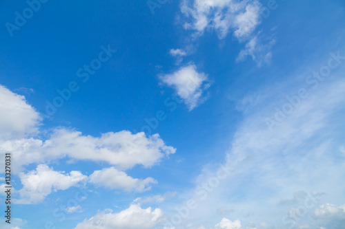 Blue sky and clouds