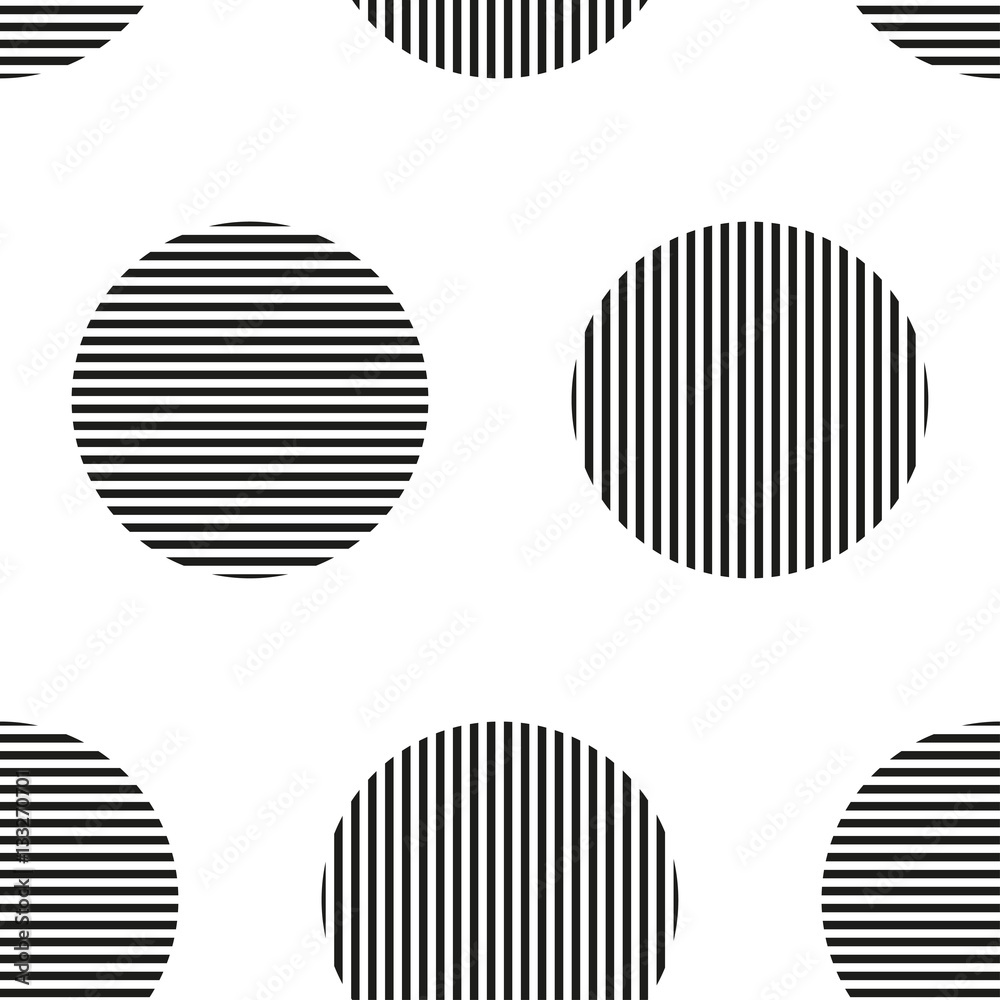 Abstract stripped geometric seamless pattern. Vector Illustration. eps10