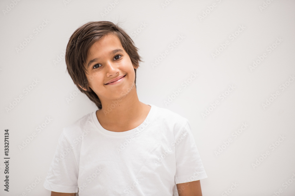 A boy posing in studio A boy posing in studio