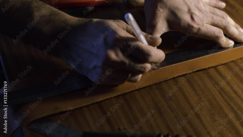 20s bearded Male hand measuring ruler master skin for the product 20s bearded Male hand measuring ruler master skin for the product
