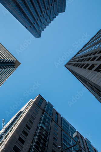 Skyscrappers in San Francisco in the financial district