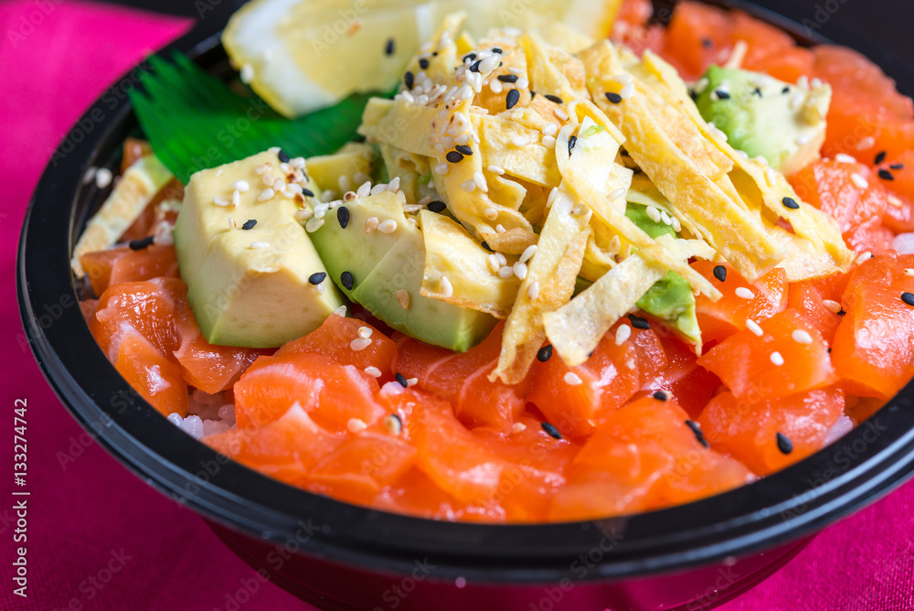 japanese food Mix Sashimi Chirashi Rice Bowl japanese food Mix Sashimi Chirashi Rice Bowl