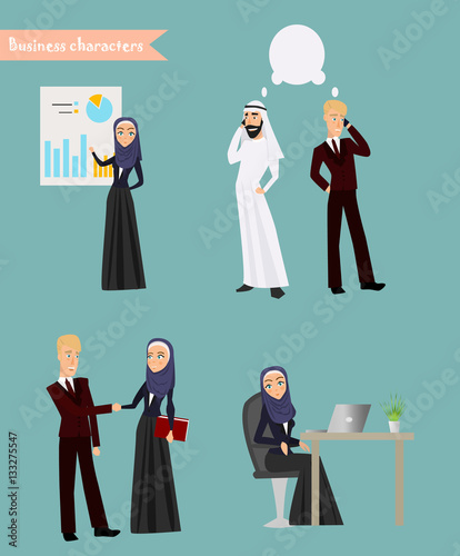 Arab Business People Meeting