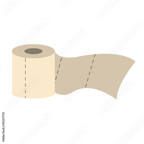 toilet paper flat icon
