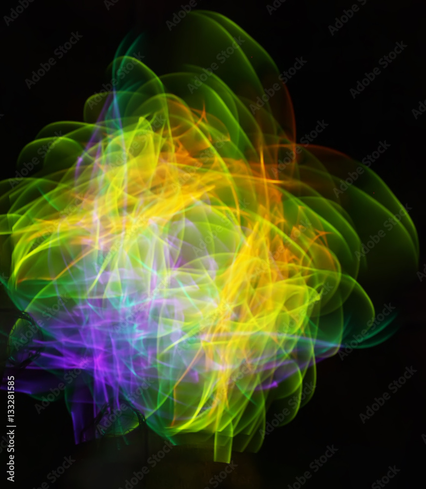 Abstract colorful light background