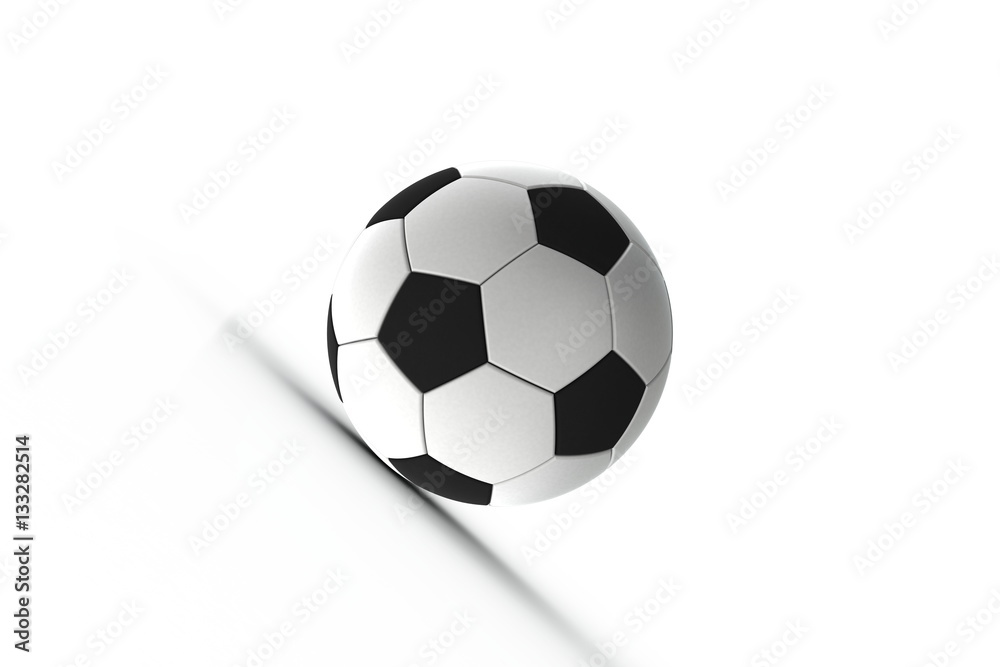 Fototapeta premium Ball, soccer ball isolated against a plain background.