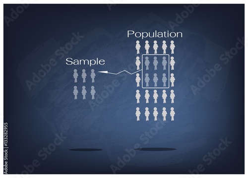 Research Process Sampling from A Target Population photo