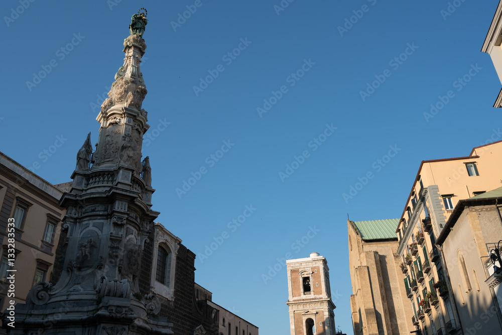 Obelisk in center of Naples