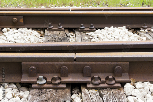 Plakat Rusty rail joint