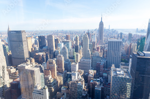 Manhattan with Empire State Building panorama