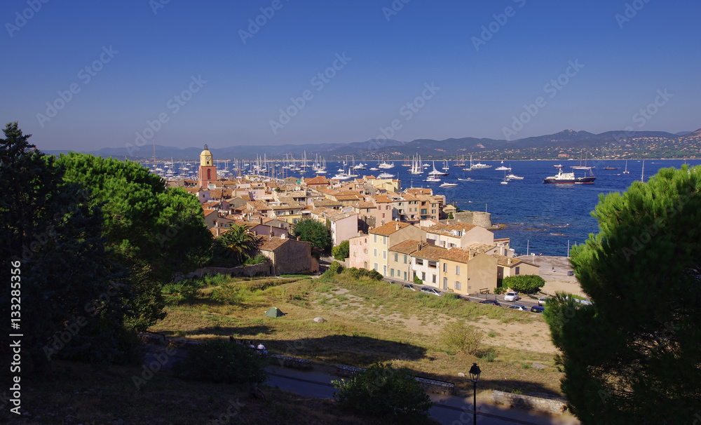 Saint Tropez city view