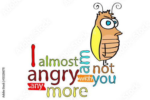 offended beetle.funny motivational pictures. great for postcards.