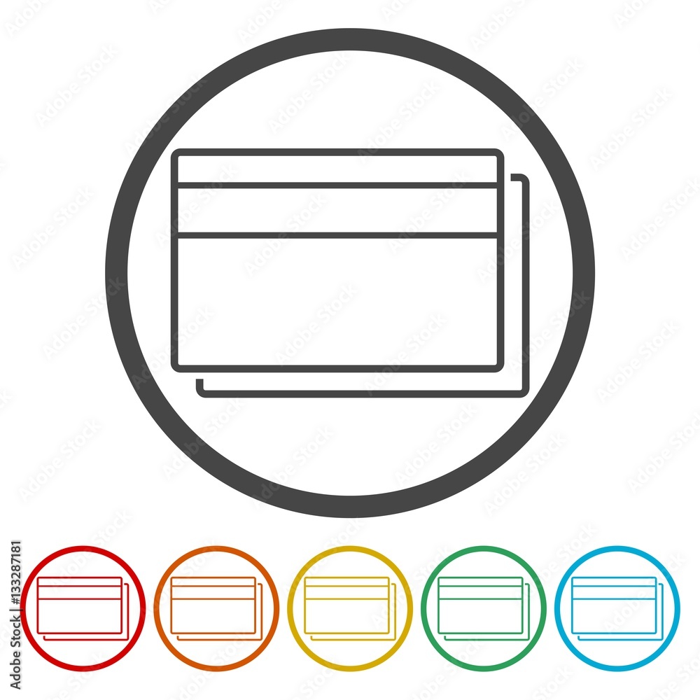 Credit Card Icon, money card icon Credit Card Icon, money card icon