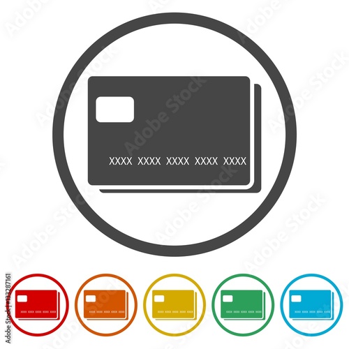 Credit Card Icon, money card icon