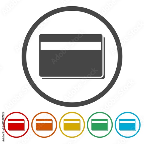 Credit Card Icon, money card icon