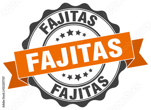 fajitas stamp. sign. seal