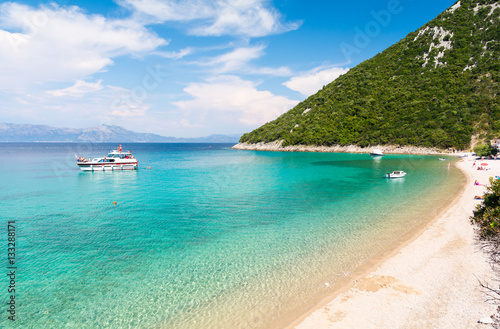 Fototapeta Naklejka Na Ścianę i Meble -  Paradise beach in Peljesac peninsula in Dalmatia, Croatia