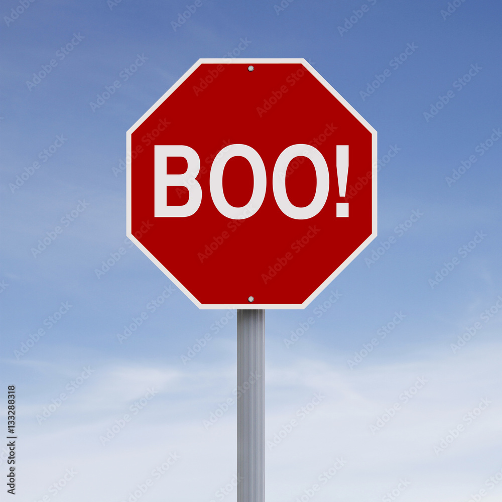 Halloween Road Sign