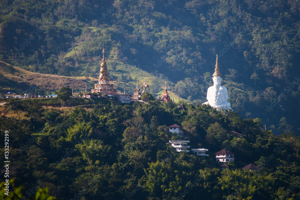Wat Pha Sorn Kaew temple landscape on Khao Kho mountain at Phetchabun, Thailand
